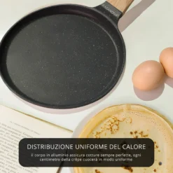 Padella crepes 20 cm Mini Mania grigio