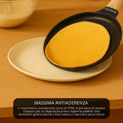 Padella crepes 20 cm Mini Mania grigio