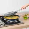 Padella girafrittata 20 cm antracite
