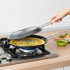 Padella girafrittata 26 cm antracite