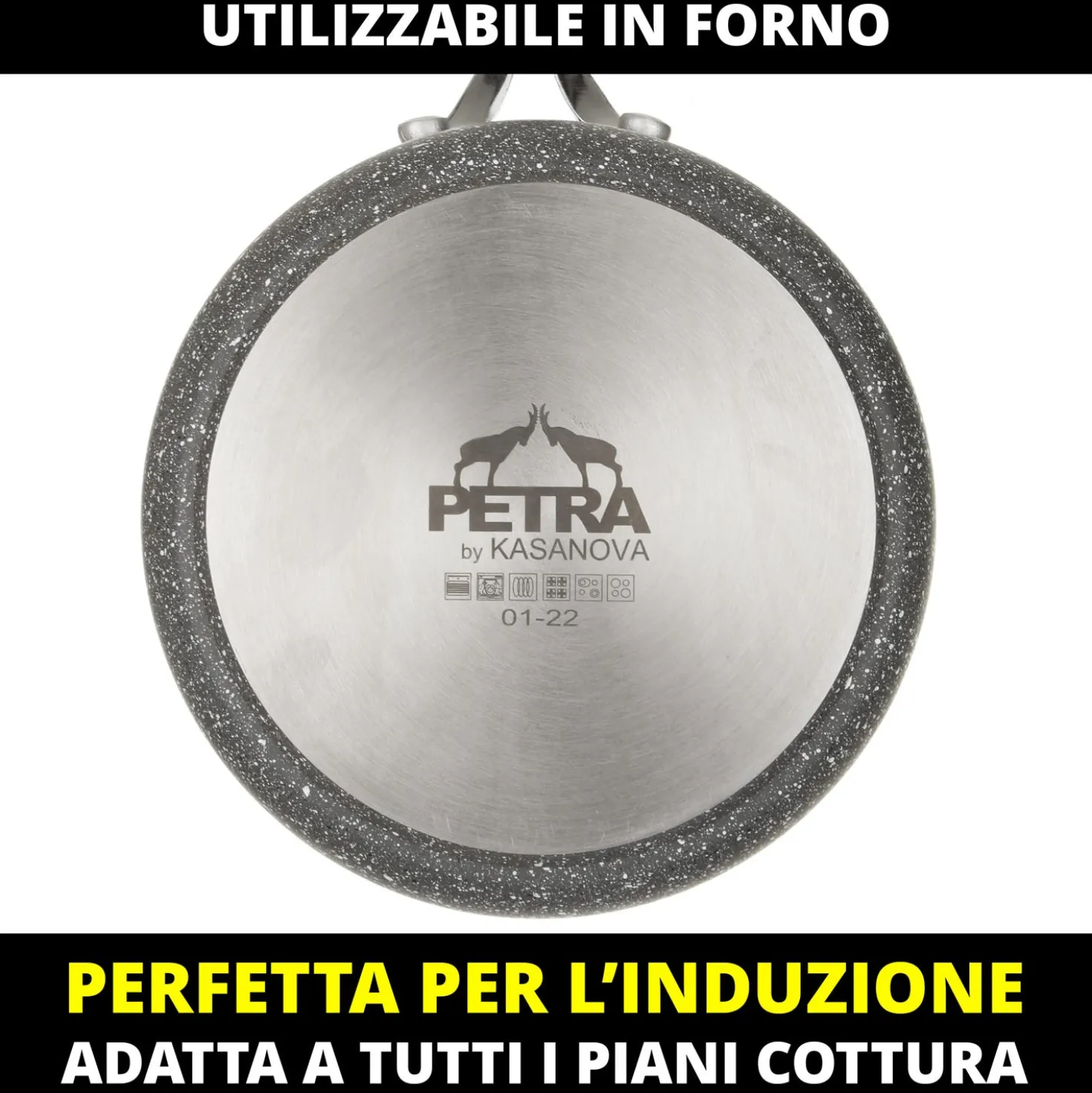 Padella New Petra Dark da 26 cm