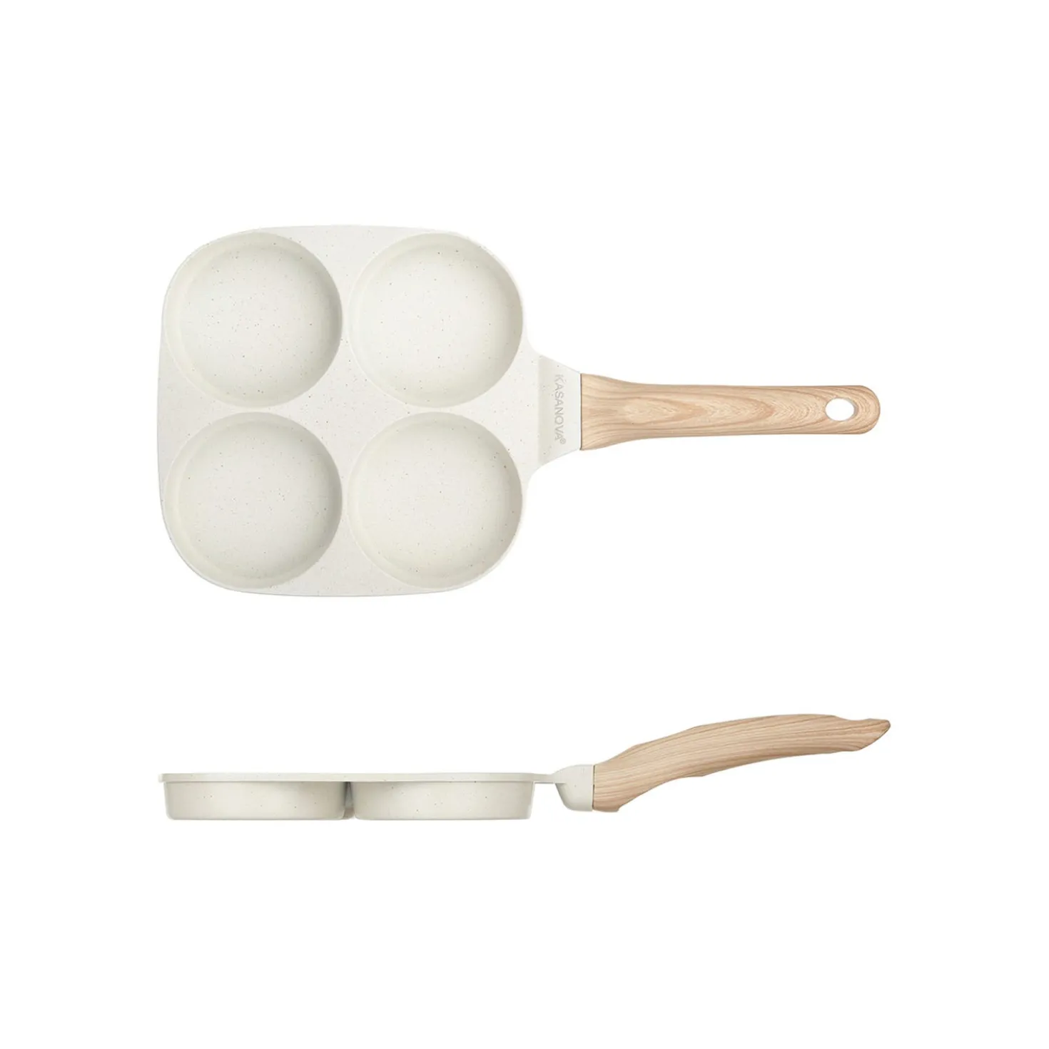 Padella 4 pancake 9 cm crema