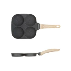 Padella 4 pancake 9 cm grigio