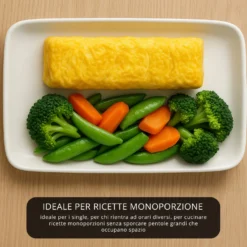 Padella rettangolare 19x15 cm Mini Mania crema