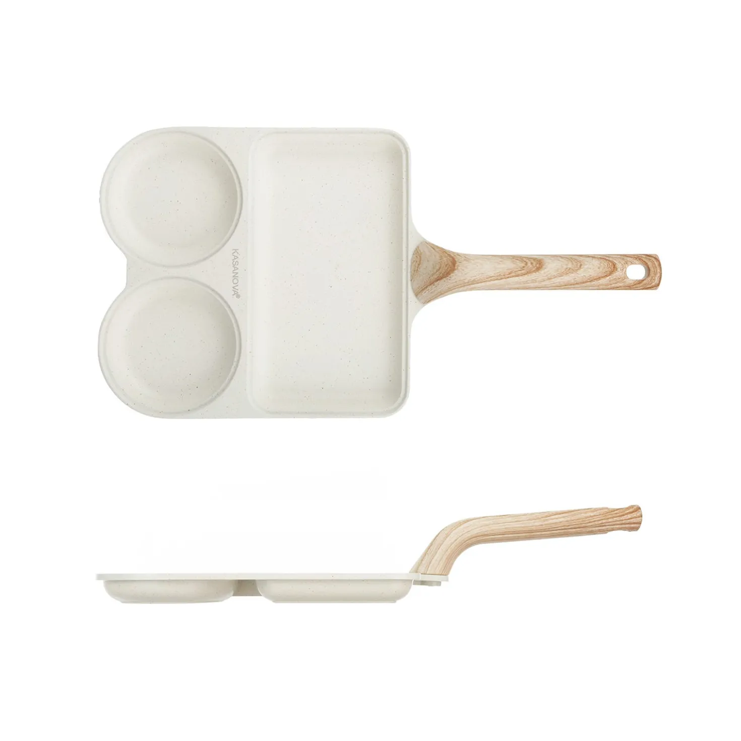 Padella 3 scomparti Mini Mania crema