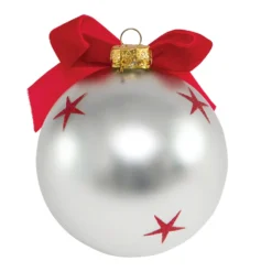 Pallina di Natale con scritta #bellabro 10 cm