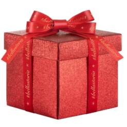 Pallina di Natale con scritta #bellastoria 10 cm