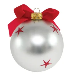 Pallina di Natale con scritta Stellina 10 cm