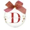 Pallina natale con nome Debora 10cm
