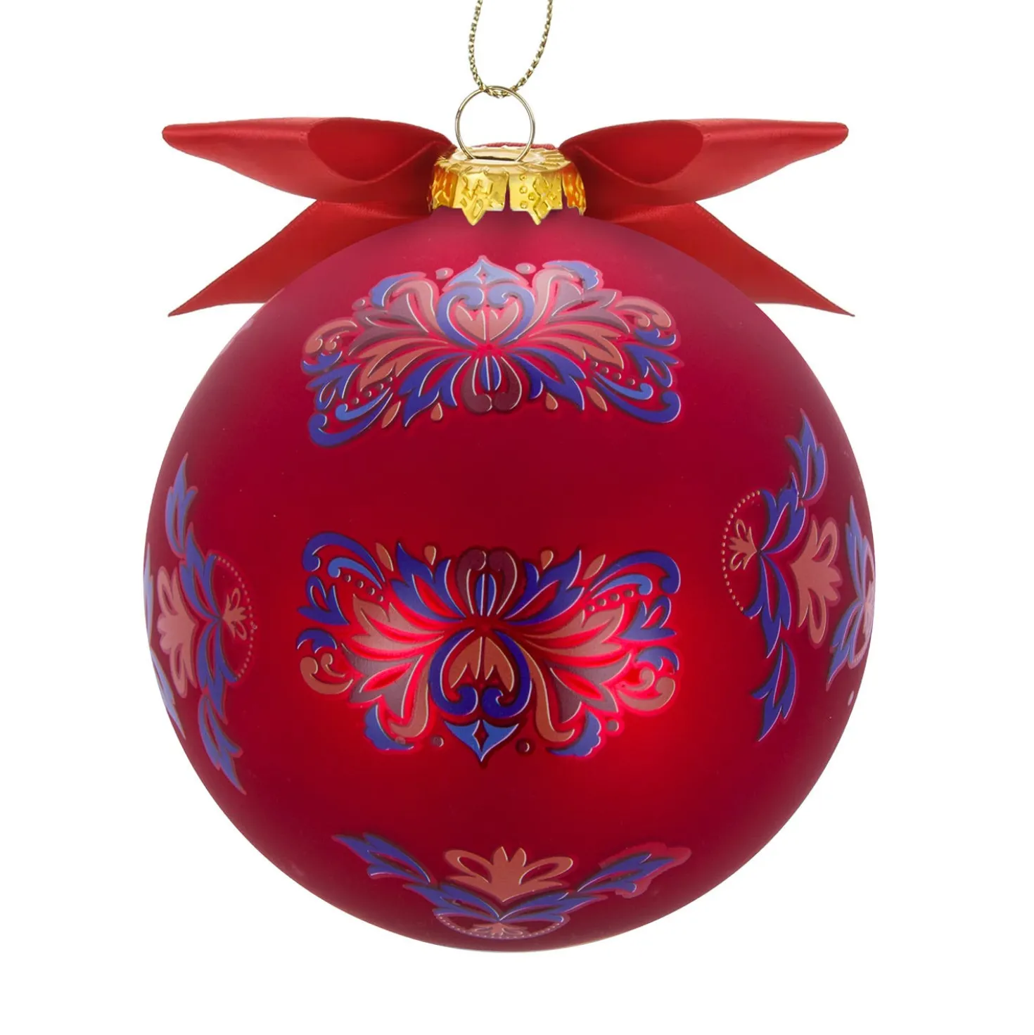 Pallina Natale lettera E 10 cm Royal Garden