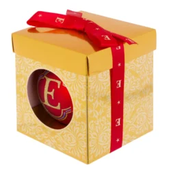 Pallina Natale lettera E 10 cm Royal Garden