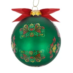 Pallina Natale lettera M 10 cm Royal Garden