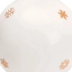 Pallina Natale Volpino cane 10 cm