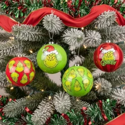 Pallina natalizia Grinch decori assortiti