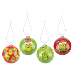 Pallina natalizia Grinch decori assortiti