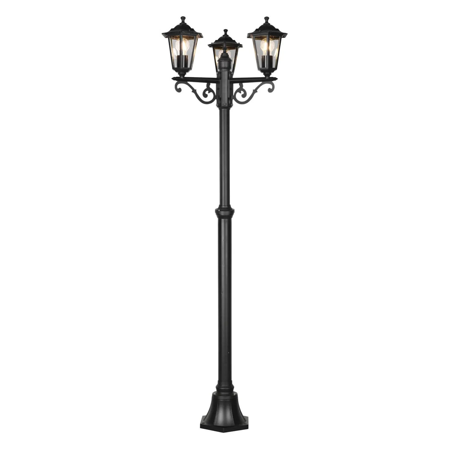 Palo da giardino 3 luci 200 cm Pienza Trio