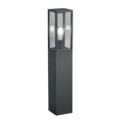 Palo luminoso da giardino 80 cm antracite Garonne Trio