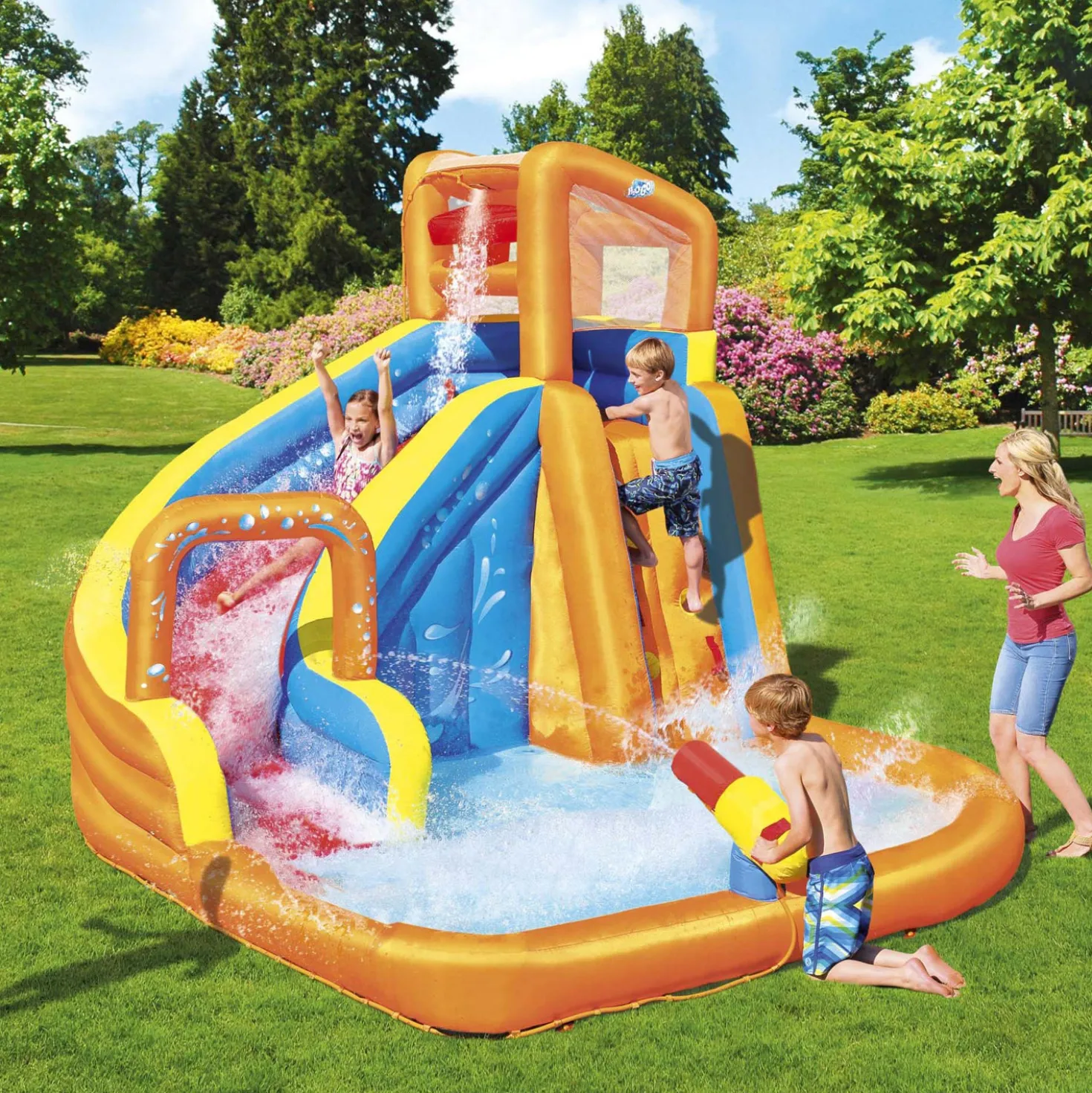 Parco acquatico Turbo Splash Bestway, da 365x320x270 cm