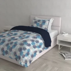 Parure copripiumino Fantasy Soffioni blu singolo Datex