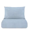 Parure copripiumino singolo quadretti blu Young