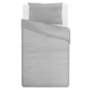 Parure copripiumino singolo righe grigio Young
