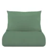 Parure copripiumino singolo verde Jersey melange