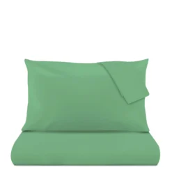 Parure letto matrimoniale verde Young