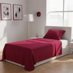 Parure letto singolo rosso Young