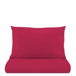 Parure letto singolo rosso Young