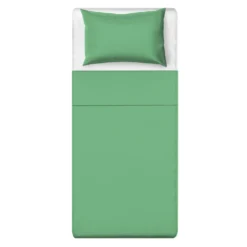 Parure letto singolo verde Young