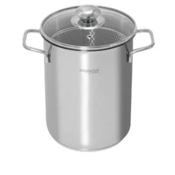 Pentola alta per asparagi acciaio inox