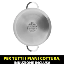 Pentola a pressione 3,5 L in acciaio inox