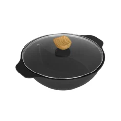 Pentola Hot Pot 30 cm con divisorio e coperchio
