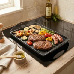 Piastra grill 42x26 cm con manici
