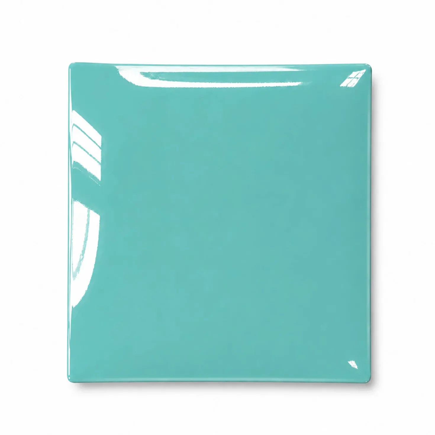 Piattino decorativo vetro 15x15 cm Cane tiffany