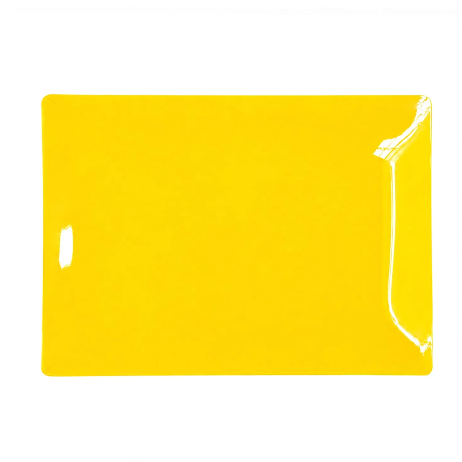 Piattino decorativo vetro 16x12 cm Dream giallo
