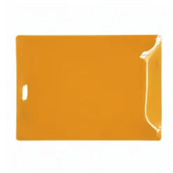 Piattino decorativo vetro 16x12 cm Sugar free arancione