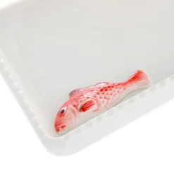 Piatto da portata a tagliere cermica pesce Sea