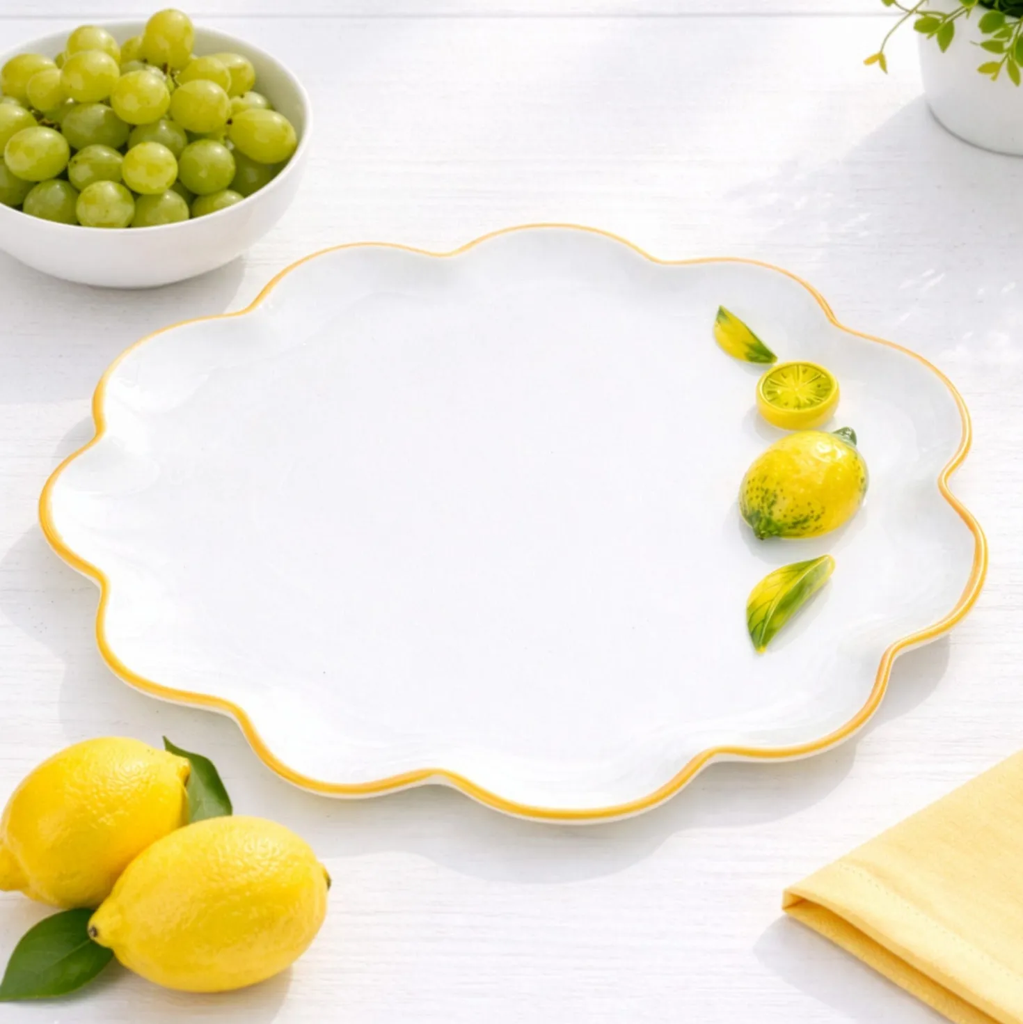 Piatto da portata 30,5 cm ceramica Limoni