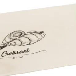 Piatto da portata croissant 33x17 cm in terracotta Cake