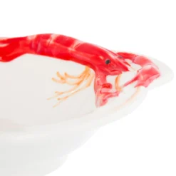 Piatto da portata fondo 19 cm ceramica gambero Sea
