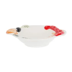 Piatto da portata fondo 19 cm ceramica gambero Sea