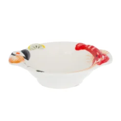 Piatto da portata fondo 13,7 cm ceramica gambero Sea