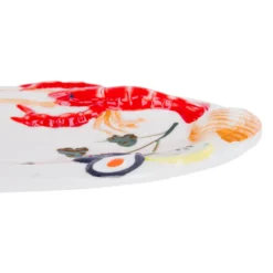 Piatto da portata ovale 31 cm ceramica crostacei Sea