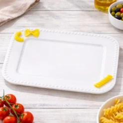 Piatto da portata 28x20 cm ceramica Pasta