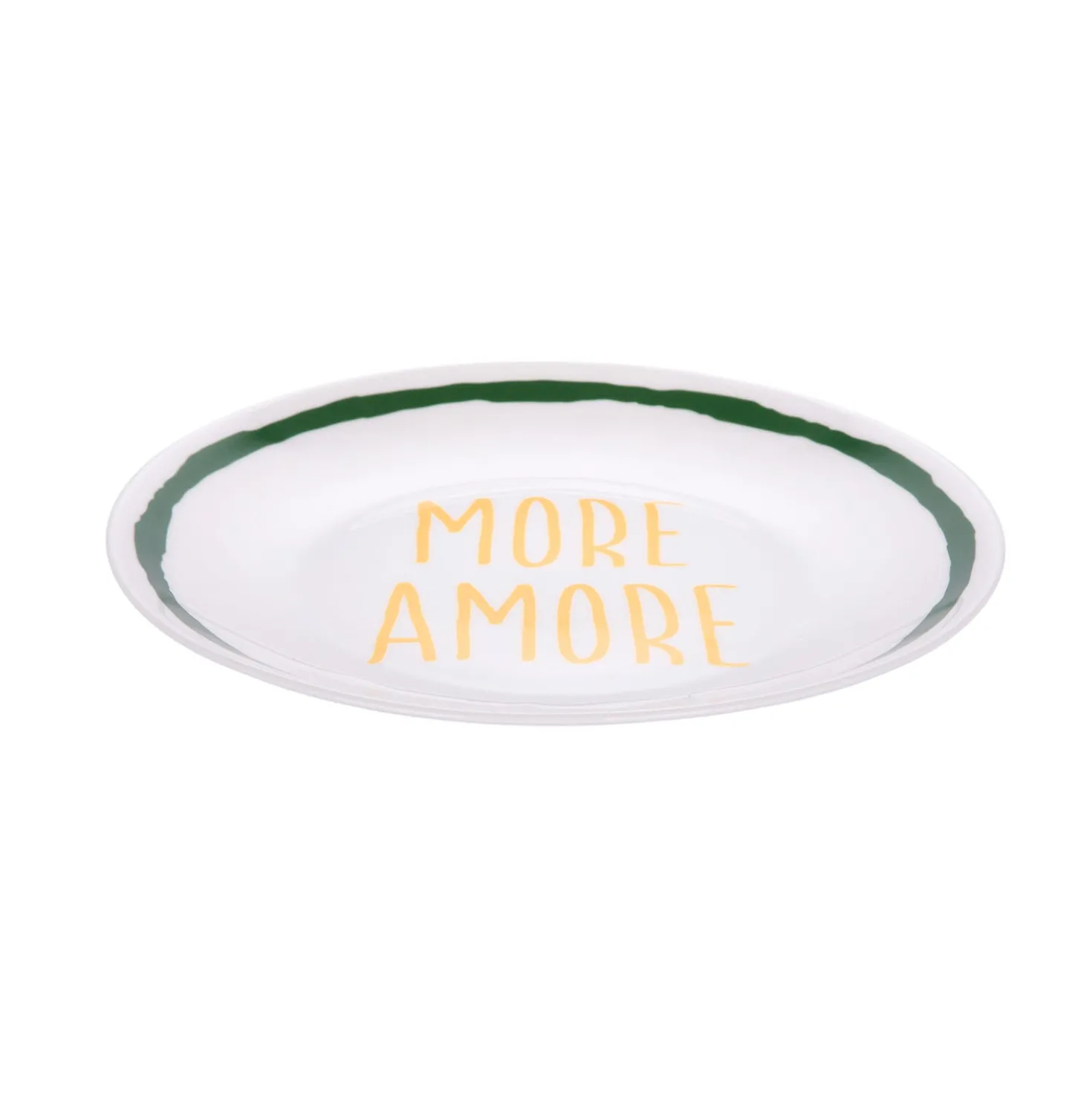 Piatto dolce ceramica More Amore Color Bloom