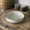 Piatto fondo in ceramica 18 cm fango Nordic Brillo