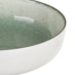 Piatto fondo in ceramica 18 cm verde Nordic Brillo