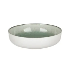 Piatto fondo in ceramica 18 cm verde Nordic Brillo