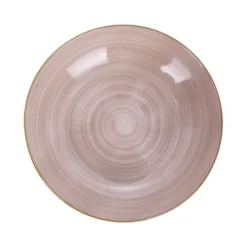 Piatto fondo porcellana marrone 20,2 cm Petali